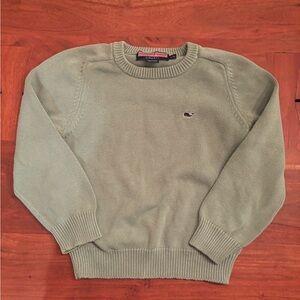 Vineyard Vines Kids Green Crewneck Sweater